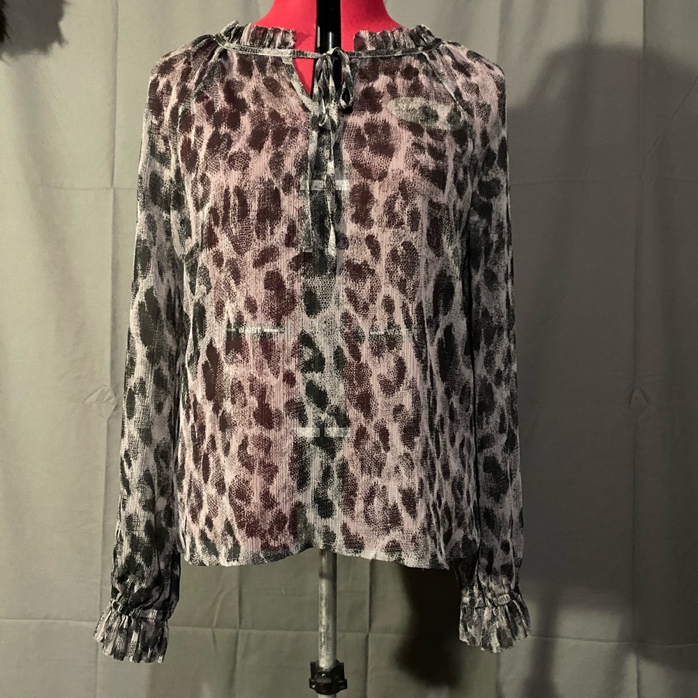 Pamela & Dennis sheer blouse